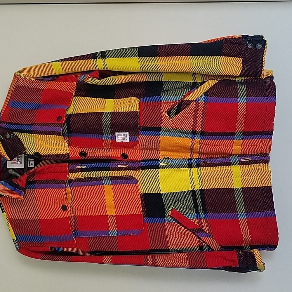 Topo Designs Mountain Shacket, Multicolor Size M